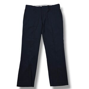 Louis Raphael Dress Pants Men's 36x30 Dark Gray Flat Front Classic Fit Trousers